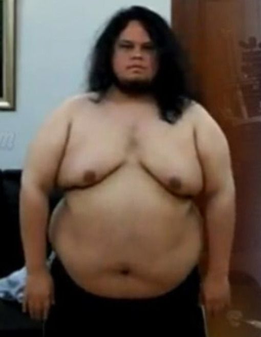 Jon Calvo avant sa perte de poids  quand il faisait 155 kilos