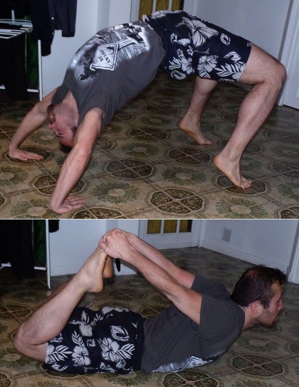 Le pont Exercice de yoga pour muscler la colonne vertébrale